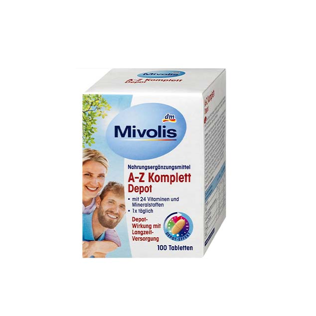 مولتی ویتامین مینرال آ زد میولیس – Mivolis DM AZ komplett Depot
