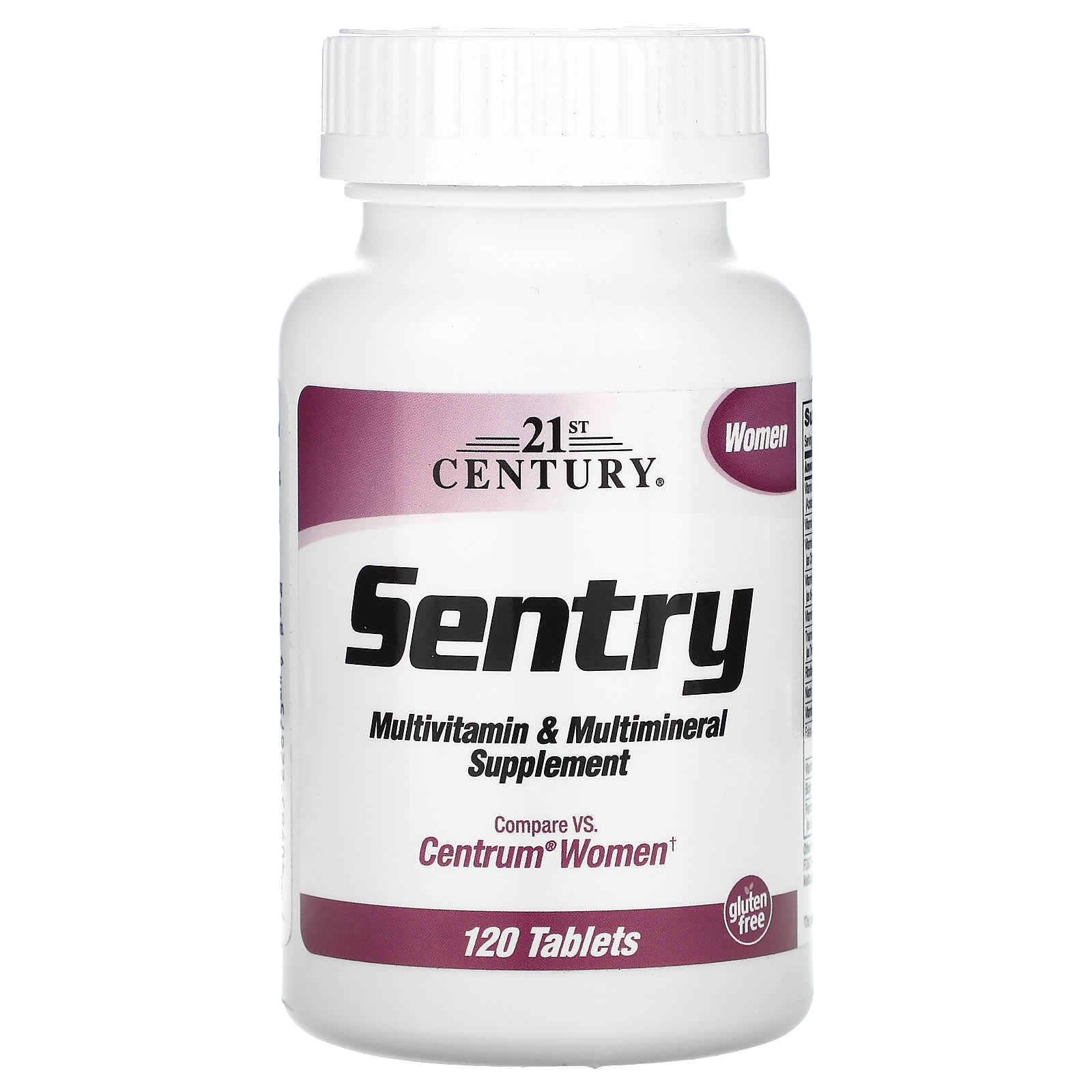مولتی ویتامین زنانه ۲۱ سنتری مدل Sentry Women – تقویت انرژی و سلامت بانوان (۱۲۰ عدد)