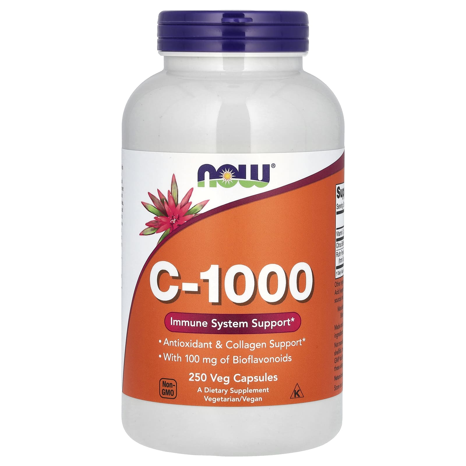 ویتامین C-1000 ناو فودز – ۲۵۰ عدد/ویتامینها و مکملها / ویتامین C / آنتیاکسیدان و تقویت سیستم ایمنی