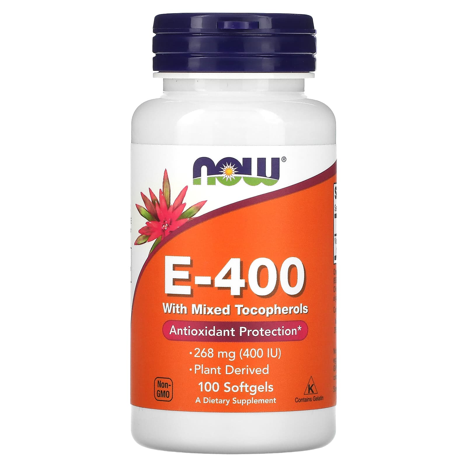 ویتامین E-400 ناو فودز – با ترکیب توکوفرولها (۱۰۰ عدد)ویتامینها و مکملها /ویتامین E / آنتیاکسیدان و سلامت پوست، مو و قلب