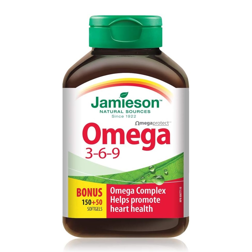 سافت ژل امگا Jamieson Omega 3-6-9 جیمیسون (200 عددی)