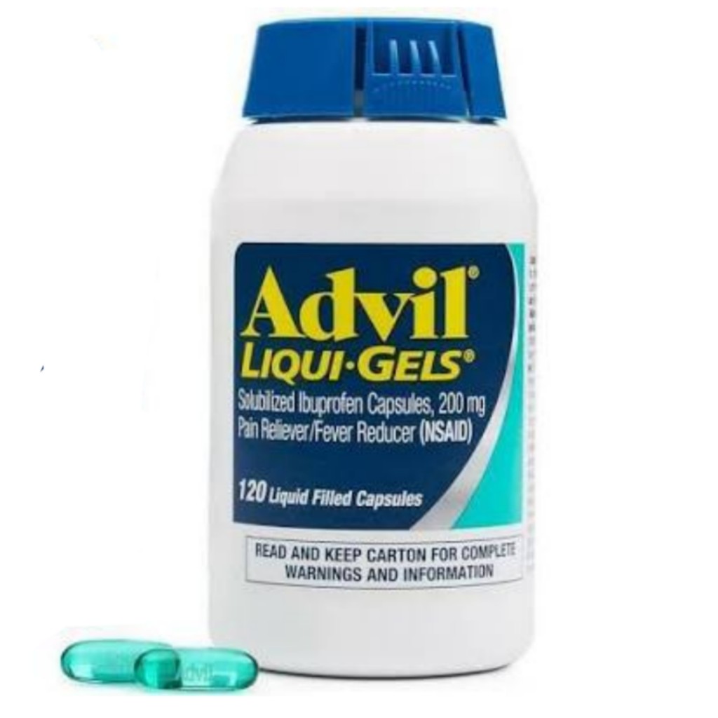 سافت ژل ضد درد ادویل Advil 200mg (120 عددی)