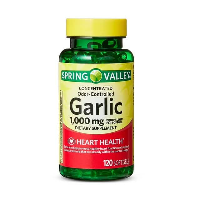 سافت ژل عصاره سیر اسپرینگ ولی Spring Valley Garlic Extract 1000mg (120 عددی)
