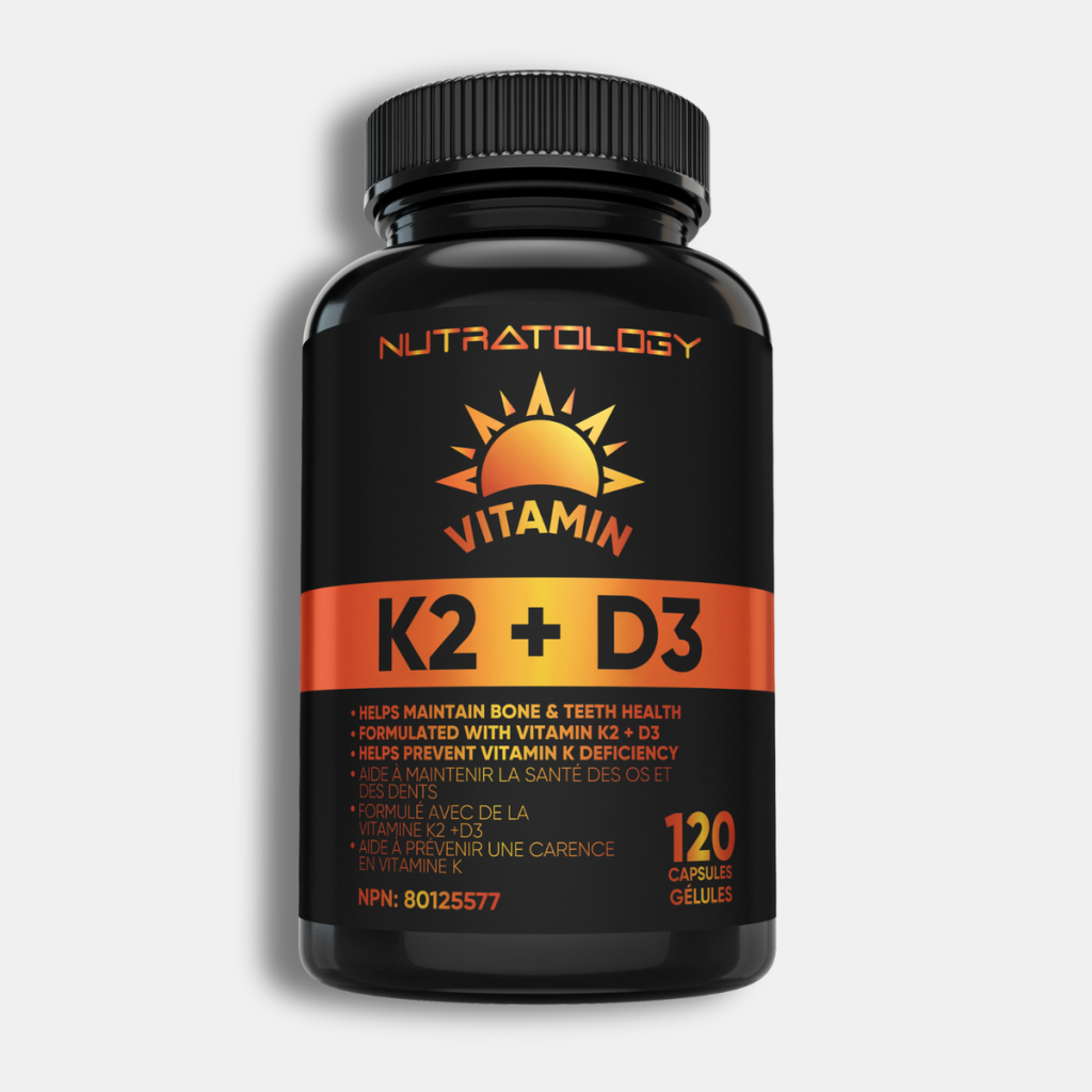 سافت ژل NUTRATOLOGY K2 + D3 (120 عددی)