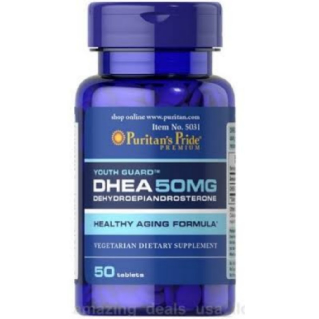 قرص دهیدروپیاندروسترون Puritan Pride DHEA 50mg پوریتان پراید (50 عددی)