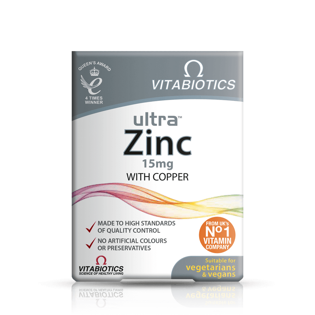قرص زینک + مس Ultra Zinc with Copper ویتابیوتیکس (60 عددی)