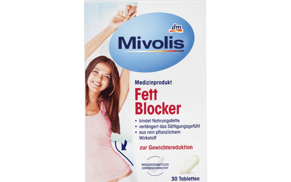 قرص لاغری مسدود کننده چربی میولیس Mivolis Fat Blocker (30 عددی)