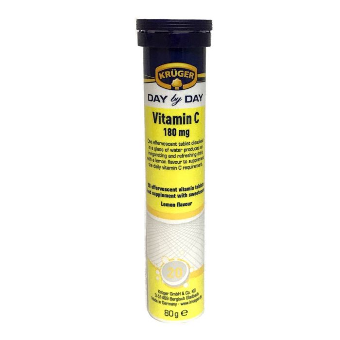 قرص ویتامین C جوشان کروگر 180mg (80 گرمی)