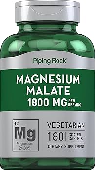 منیزیم مالات پایپینگ راگ | انرژی + عضله | 1800mg | 180 عدد