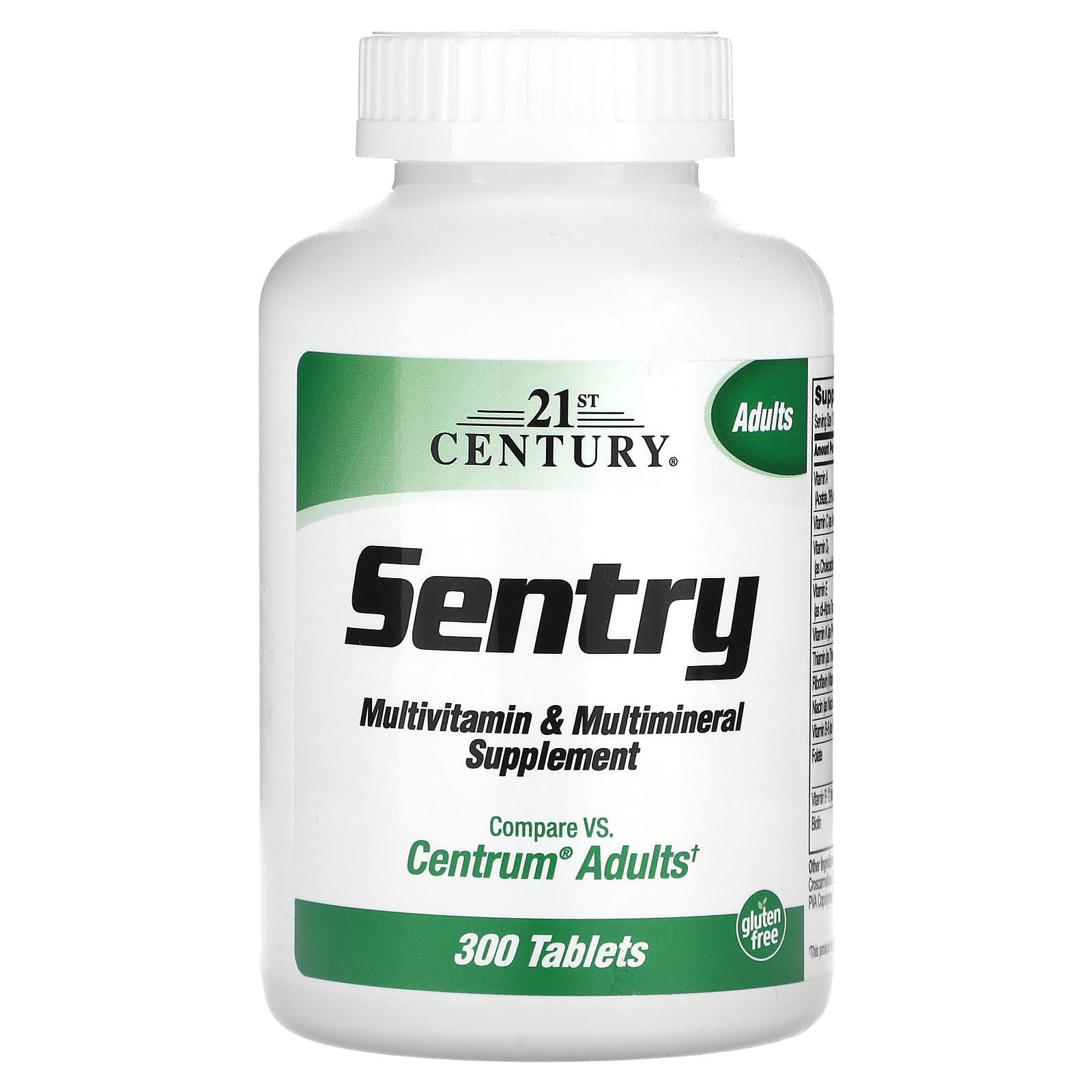 مولتی ویتامین بزرگسالان ۲۱ سنتری مدل Sentry – فرمول کامل روزانه (۳۰۰ عدد)