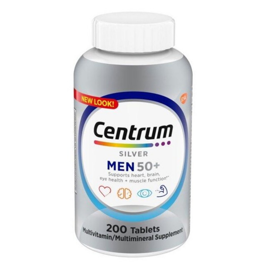 مولتی ویتامین سنتروم آقایان بالای 50 سال Centrum Men (200 عددی)