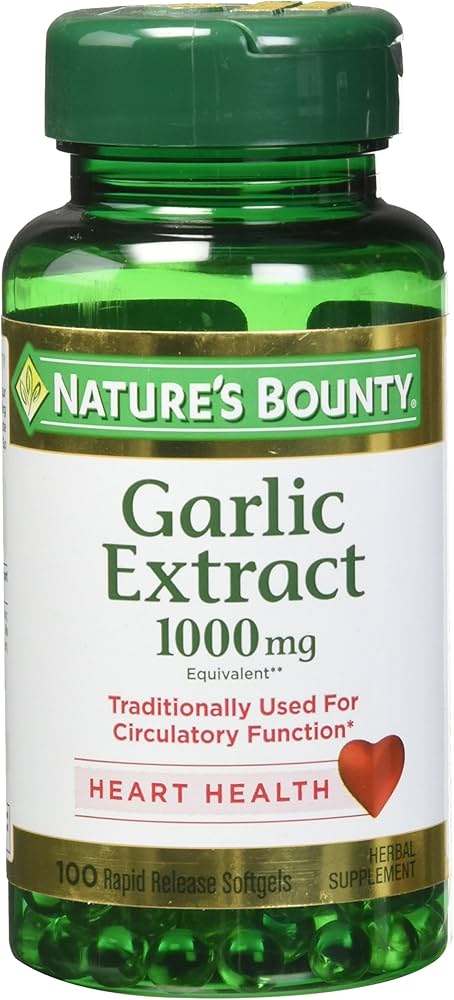 نِیچِرز بونتی سیر 1000میلی گرم – تقویت قلب و گردش خون_ 100عددی
