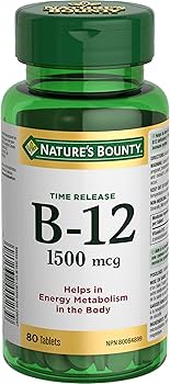 ویتامین B12 نیچرز باونتی ۱۵۰۰ میکروگرم – افزایش انرژی و تمرکز_ 80عددی