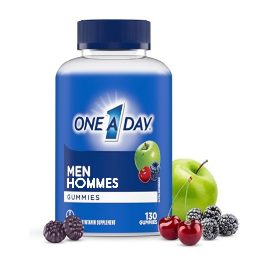 پاستیل مولتی ویتامین آقایان بایر Bayer One Day Men Multi Vitamin Gummies (130 عددی)