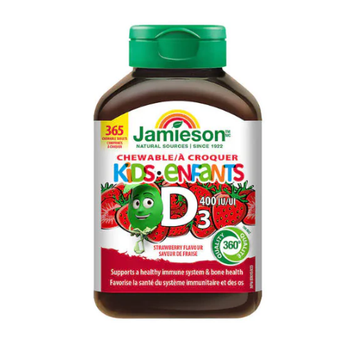 پاستیل کودک ویتامین Jamieson D3 400iu جیمیسون (365 عددی)