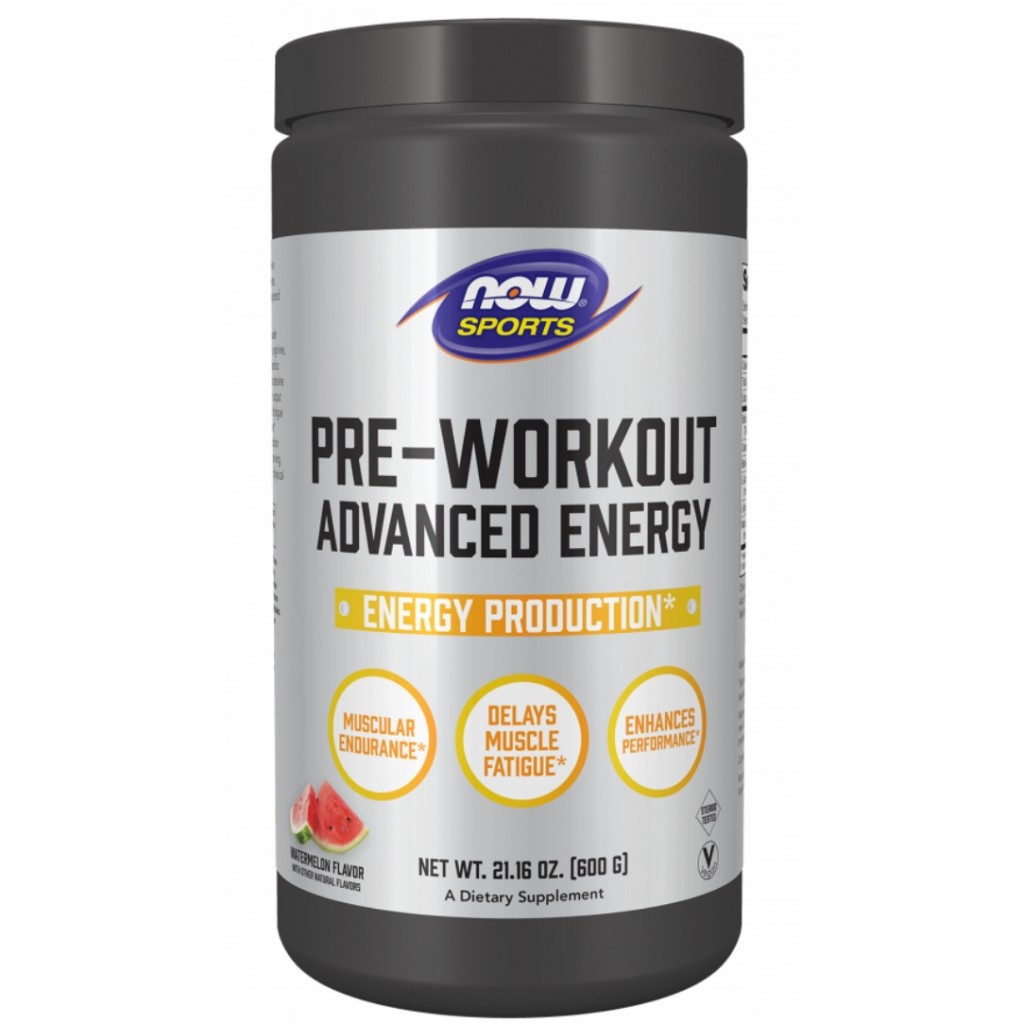 پودر انرژی پیشرفته قبل از تمرین NOW Foods Pre-Workout Advanced Energy Powder (600 گرم)
