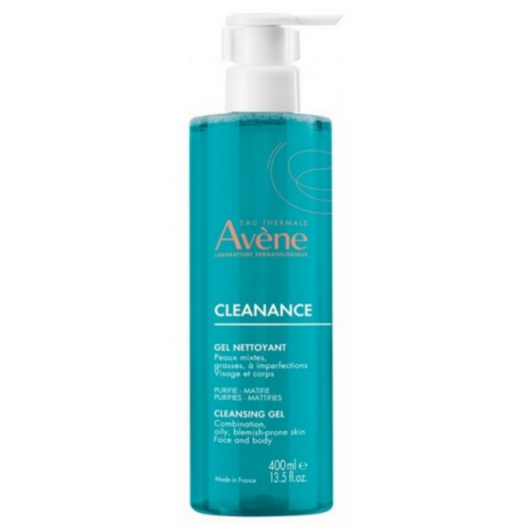 ژل شست و شوی پوست چرب و مختلط کلینانس اون Avene Cleanance Nettoyant Cleansing Gel (400 میل)