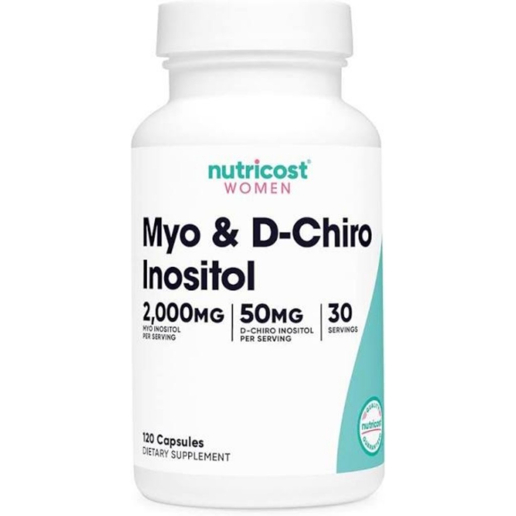 کپسول سلامت بانوان اینوزیتول نوتریکاست Nutricost Myo & D-Chiro Inositol (120 عددی)
