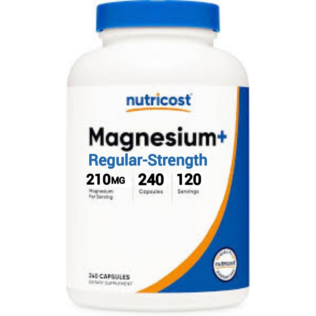 کپسول منیزیم پلاس نوتریکاست +Nutricost Magnesium (240 عددی)
