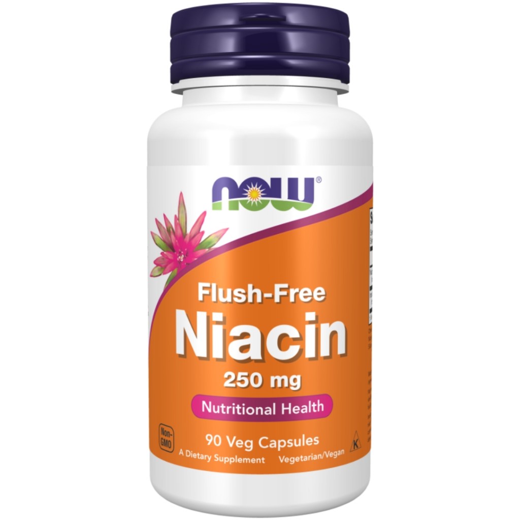 کپسول ویتامین نیاسین NOW Niacin flush free B3 250mg (90 عددی)