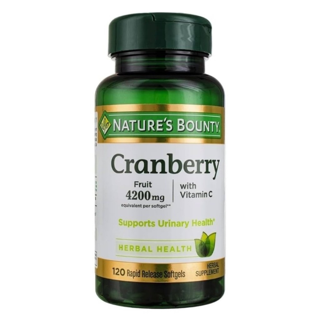 کپسول کرن بری Nature's Bounty Cranberry Ultra Strength نیچرز بونتی (120 عددی)